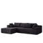 Canapé modulaire en tissu d'ameublement Chenille-761371809