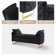 Avera Upholstered Flip Top Storage Bench with Two Pillows