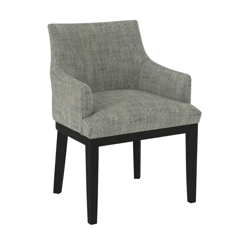 19'' H Upholstered Armchair, Black, 61650-33