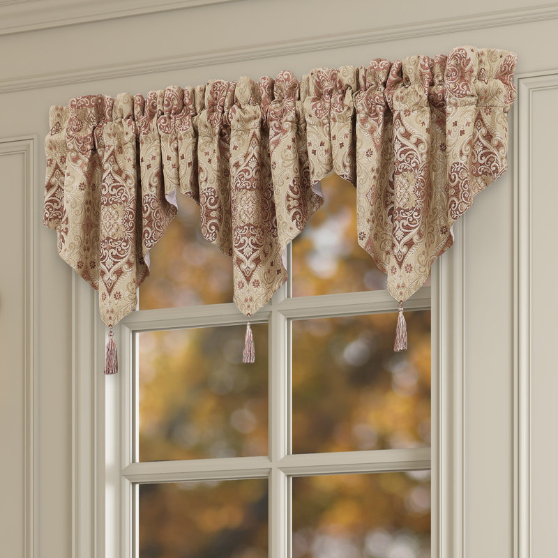 Weston - Terracotta Window Ascot Valance