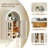 31.5"h Arch Wall Mounted Bathroom Cabinet, 