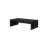Sells monitor stand in melamine and particule board, black-373887668