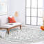 Crème oriental Briele | Bleu | Gris | Tapis beige-1647492614