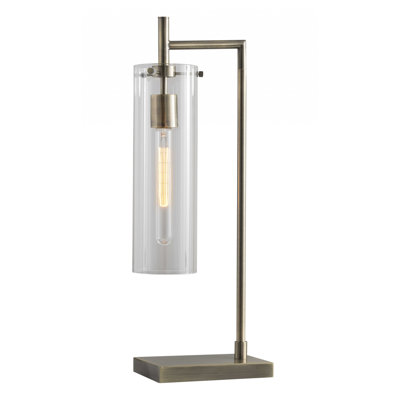 Lampe de bureau 24 po grise