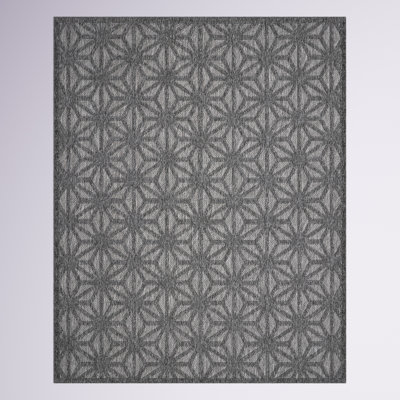 Tapis intérieur / extérieur gris Allesandra