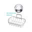3in1 Strong Suction Cup Deep Shower Caddy Bath Organizer Wall Shelf Soap Dish Soap Holder 3 Pack