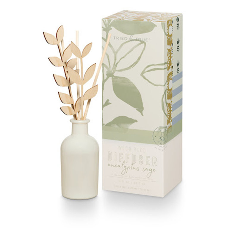 Essayé et véritable diffuseur, eucalyptus et sauge