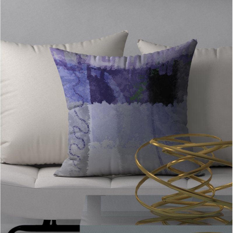 Housse de coussin décorative carrée et insert, 20 po X 20 po