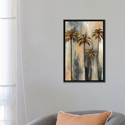 «Palm Trees II», reproduction d'impression sur toile tendue