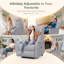67cm Wide Home Theatre Recliner with Massager-1005327694