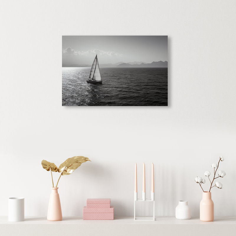 Edge Of Silence Print by Oliver Gal, 10"H x 15"W, Gallery Wrapped