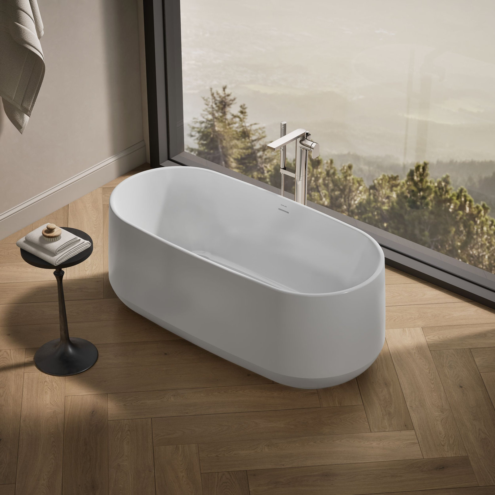 Ceric 60" Freestanding Soaking Bathtub
