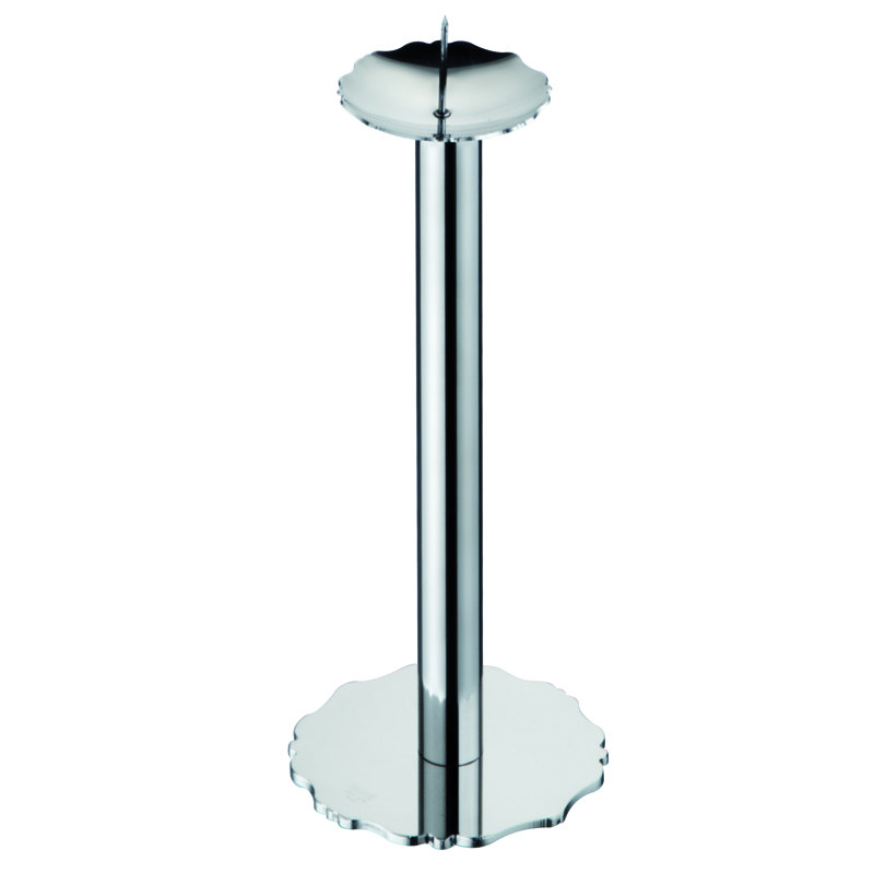 Candélabre de salle à manger en acier inoxydable 18/10 Dolce Vita, H 9,6 po x l 1,2 po x P 9,29 po, Argent