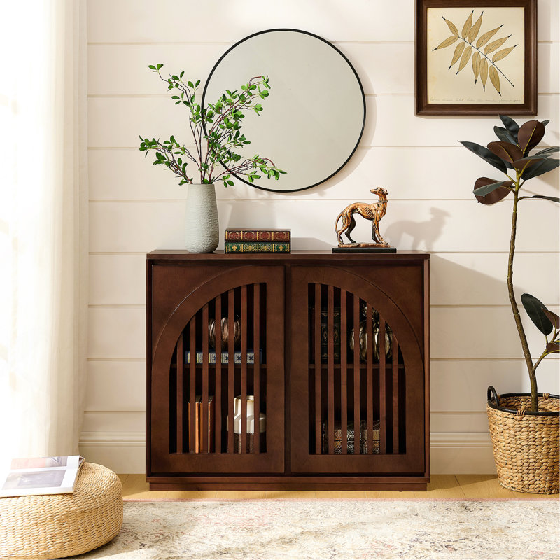 Buffet Mid Mid Century, Noyer foncé