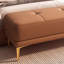 Banc rembourré orange-1402056732