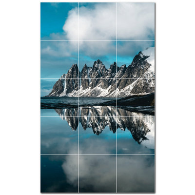 Murale décorative en céramique satinée 6 po x 6 po Langle