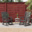 Chaise berçante d'extérieur 2 pièces Outsunny