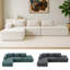 Canapé en chenille 3 pièces sans assemblage requis-1444343843-1444343853-1444343854