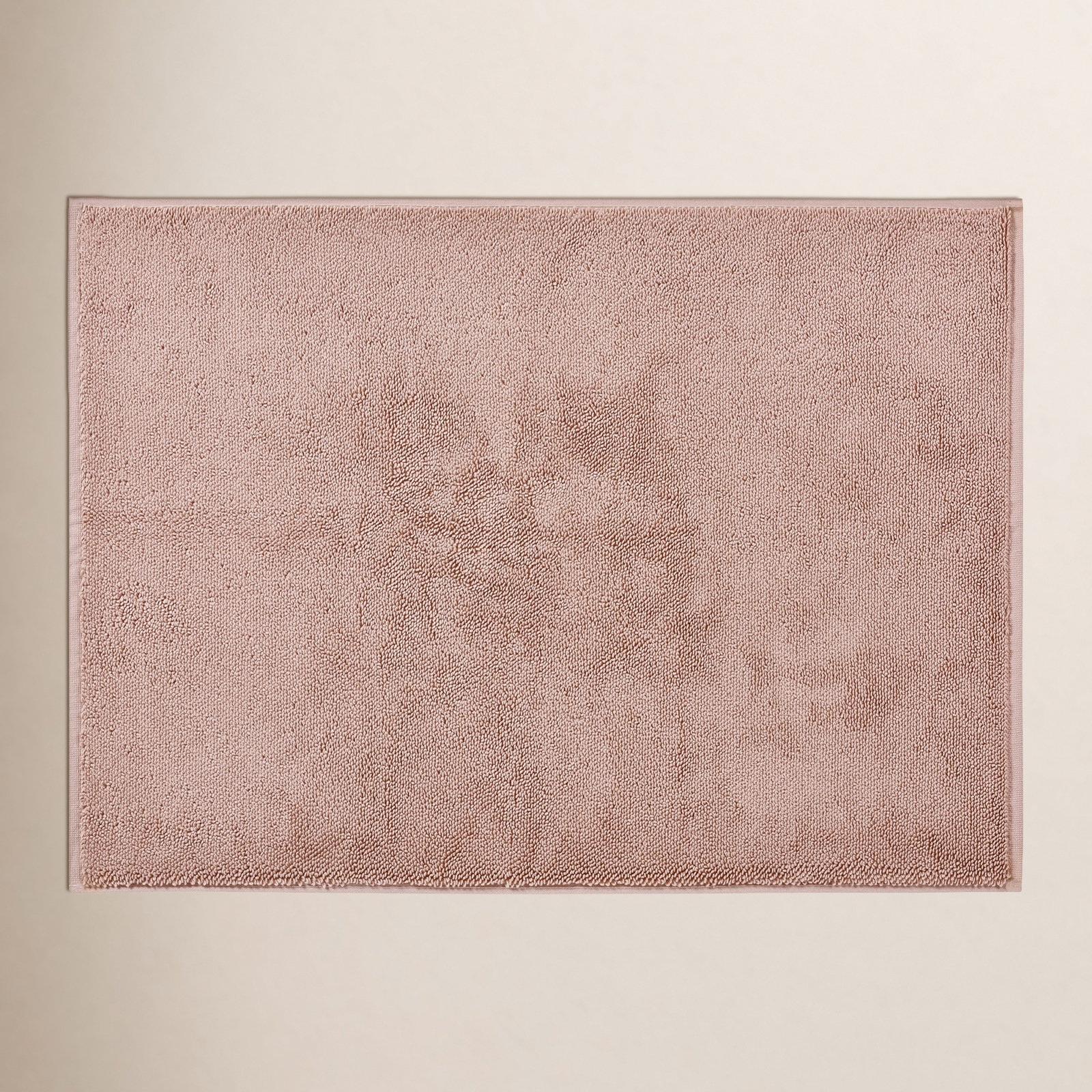 Lisbon Cotton Bath Mat, 24" W x 40" L, Dusty Rose