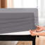 Microfiber Brushed Deep 40cm Fitted Bed Sheet-1417213586-1417213585