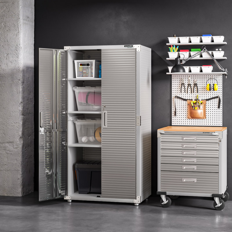 Seville Classics UltraHD 6-Drawer Rolling Cabinet, Granite