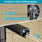 50"-54" W x 72" H Double Sliding Semi-frameless Shower Door with Two Handles-98882082