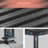 Aluminum Pergola with Solar Paneled LED Strings with Adjustable Louvered Roof-94915026-98677070
