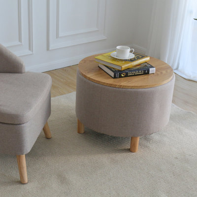 Sauget Solid Wood Single Coffee Table