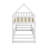 Twin Over Twin House Bunk Bed With Fence-779908319