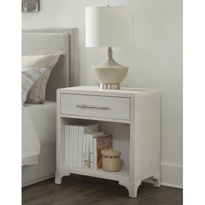 Abaco One Drawer Nightstand With USB