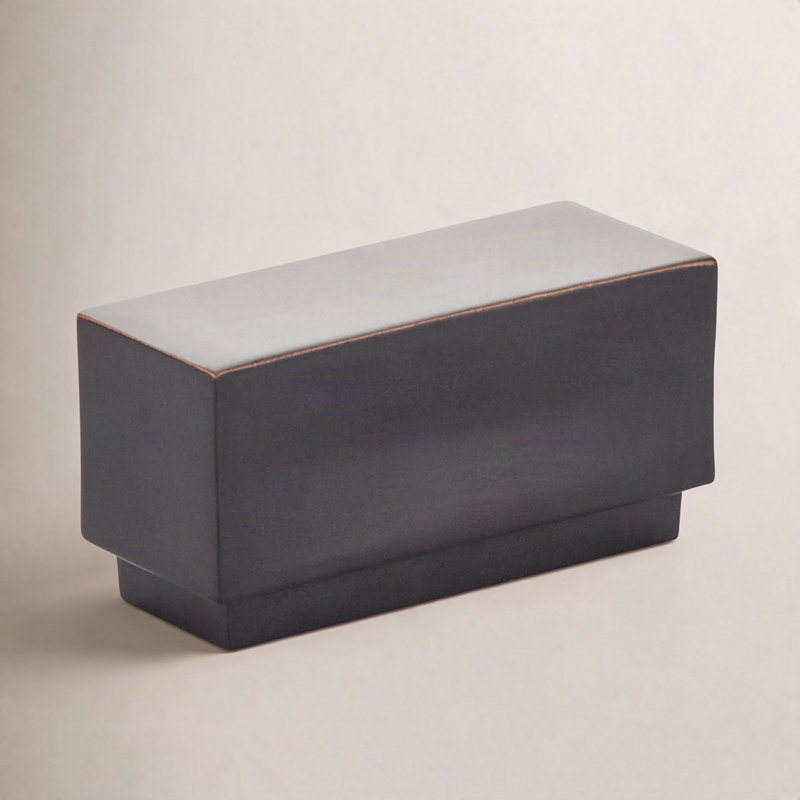 Urban Modern Rectangular Knob, Oil Rubbed Bronze