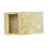Decorative Marble Storage Box, Natural Fossil Color, 2x5 Inches, Rectangle Shape