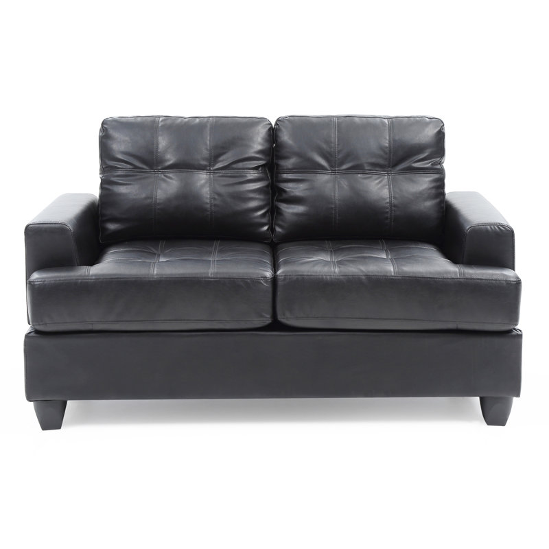 Stylish Transitional Loveseat For Two