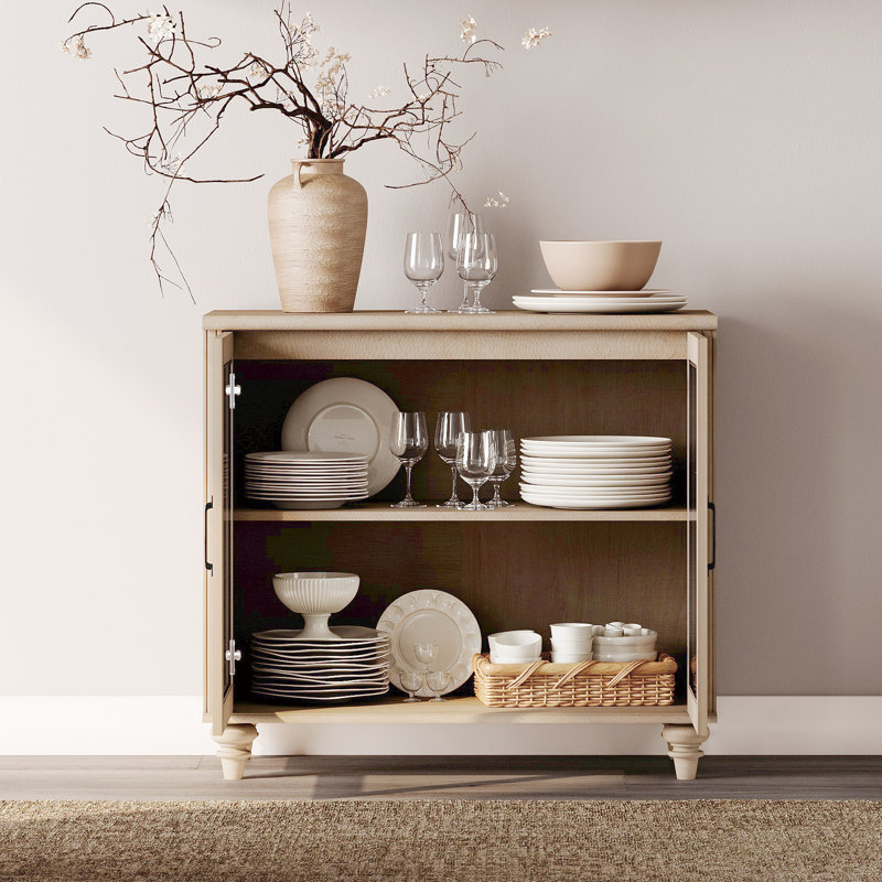 Armoire d'appoint Corretta Striplin, Beige