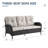 Valierius High-Quality 3-Seat Outdoor Wicker Sofa With Professional Outdoor Cushions - Durable, Comfortable Design For Patios, Gardens, And Porches-662165331-656528916