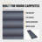 Nomic Lumin AIR Wide Sleeping Pad for Camping, 4 Inch with Pillow, Granite