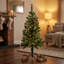 Arbre de Noël 4 pi avec 200 pointes et base en métal Evergreen