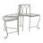 Hounsfield Iron Outdoor Bench-73554450