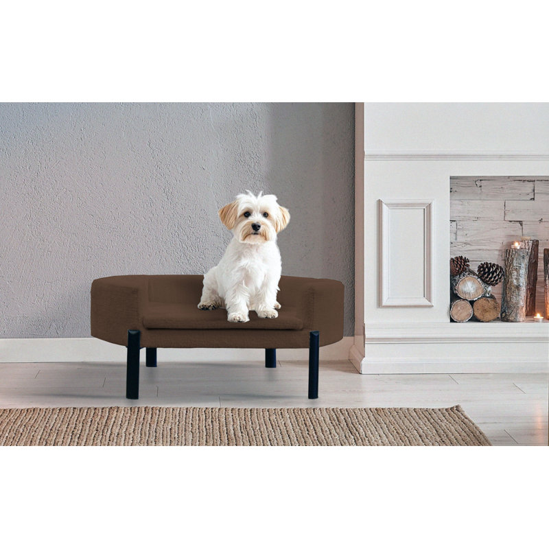 Polyester Pet Bed, Dark Brown