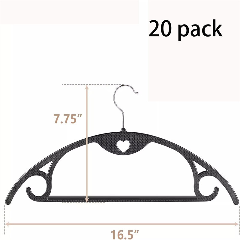 Cintre en plastique ABS, 20
