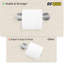 Support mural pour papier hygiénique, conception pivotante à double poteau, acier inoxydable SUS 304, résistant à la rouille, installation facile pour la salle de bain, véhicule récréatif, montage horizontal ou vertical-108645751