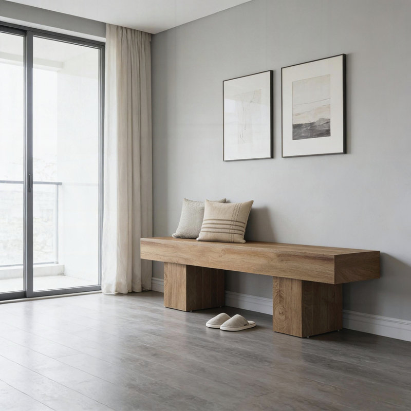 Banc moderne pour bout de lit, salle à manger et vestibule