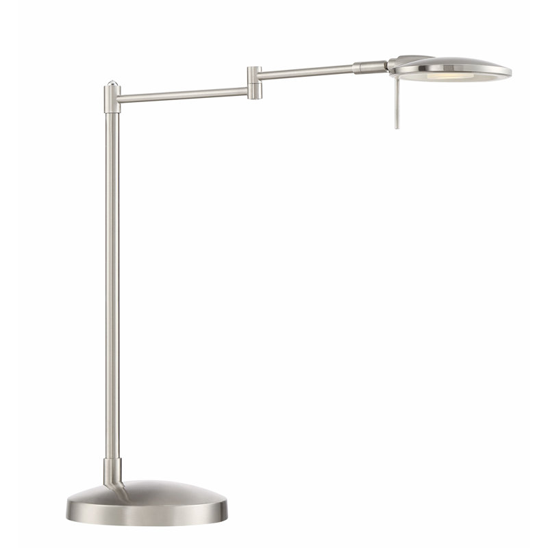 Lampe de bureau 18 po Millsap, Nickel satiné