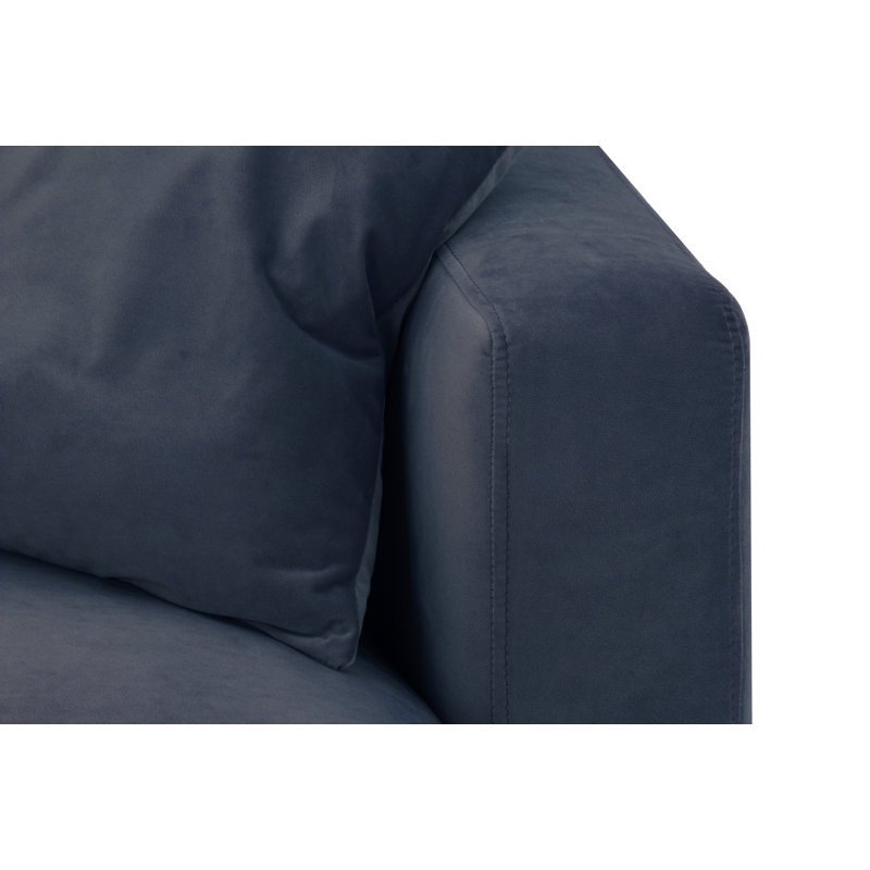 3 Seater Corner Sofa , Left Hand Facing, Blue