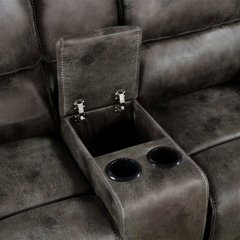 Ensemble de canapé moelleux, fauteuil inclinable électrique 3 pièces, fauteuil en microfibre, port USB, meubles en bois massif