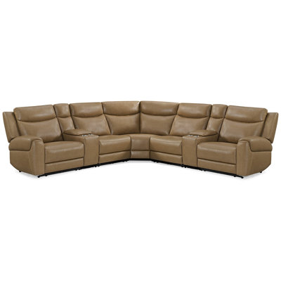 Rudra 7 Piece Modular Power Reclining Sectional With Power Adjustable Headrests