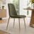 4- Person Dining Table Sets With Extendabe Oval Table & 4 Upholstered Dining Chairs-2009704024