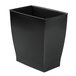 iDesign 64772 Wastebasket Mono 13 gal Black Plastic Rectangular Black