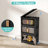 19.69" Side Wide Folding Storage Cabinet ,4 Tiers,19.69"×11.81"×40.55",Collapsible Storage Bins with Magnetic Door-53081438