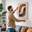 Curves and Angles Geometric - Wrapped Canvas-1938322251-1938322255